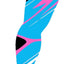Baby blue and pink blood vein burst sublimation arm sleeves with UV protection and moisture-wicking fabric