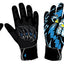 King Felix custom athletic gloves with leather front and breathable Lycra back