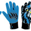 King Felix custom sports gloves with leather front, lycra back, neoprene cuff, and reinforced stitching for durability and comfort
