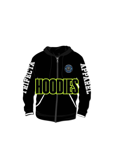 Shadow Footprint custom polyester fleece hoodie for warmth and comfort