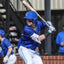Charlotte Christian Baseball glove with leather front, flexible Lycra back, and shock-absorbent stitching for durability and comfort