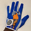 Black Lion Golfer glove with leather front, sublimation back, and secure strap for enhanced grip and style