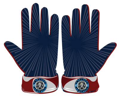 Time Warp batting gloves with leather front, lycra back, neoprene cuff, and shock-absorbent stitching for durability and comfort