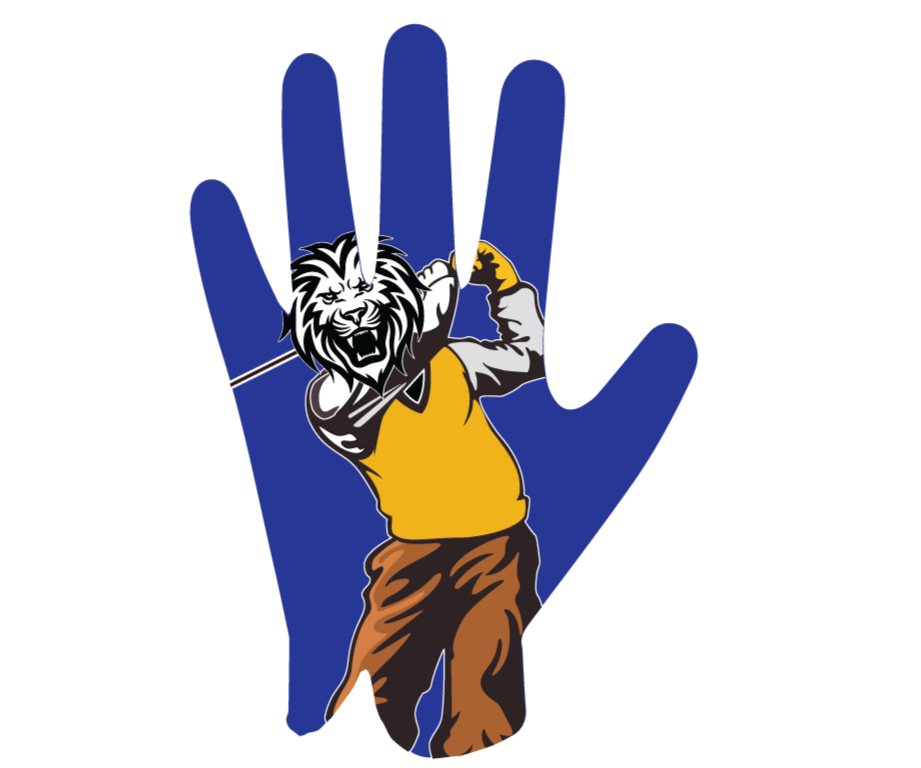 Lion Golfer Glove