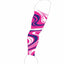 Battle wave Point sublimation arm sleeve with vibrant pink and purple wave design, UV protection, moisture-wicking, and compression support.