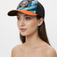 Lion's Peak six-panel trucker hat with cotton blend front and mesh back, adjustable snapback closure.